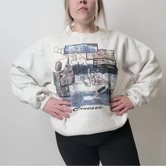 Vintage Alaska Cruises Sweatshirt - Picture 1 of 10